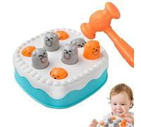 Generico Gioco del Topo - 4,72 Pollici Gioco Educativo per Bambini | Giocos Torta in PP - con per Esercizi Divertenti, Migliora Reattività E Coordinazione, Regalo