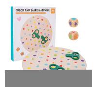 Generico Gioco di Abbinamento di Colori e Forme - Gioco da Tavolo per sorter di Puzzle | Rompicapo di educativa | Giocattoli da Viaggio in Aereo per Un gioioso con i Loro Bambini. I Genitori Posso