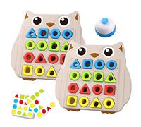 Generico Gioco di Abbinamento Forme | Gioco Sfidante di Categorizzazione Forme per Bambini, Educativo da Tavolo per Casa o Aula a Due Giocatori per Bambini Ragazzi e Ragazze Oltre 2 Anni