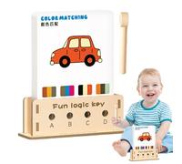 Generico Gioco Di Abbinamento Forme - Puzzle Bambini | Attività Didattica Per Casa Scuola Viaggio Asilo Bambini 4+ Anni