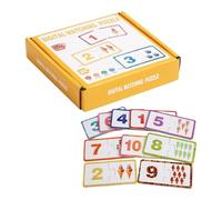 Generico Gioco Di Abbinamento Per Bambini | Giocattolo In Legno Per Sviluppare L'Intelligenza | Attività Educativa Con Numeri E Colori Per Età 3+ Anni Ideale Per Famiglie Aula E Viaggi