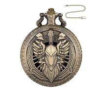 Generico Gioco di con scatola per orologio da tasca - Lega | Gioco di in metallo con incisione, giochi di ruolo, tavolo, 7X nella custodia di un orologio da tasca | Amici di famiglia