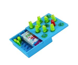 Generico Gioco di della Dama Rana per Bambini - Gioco da Tavolo di Educativa, Puzzle di Pensiero Colorato per Ragazzi E Ragazze 3 Anni in su, Giocattolo per L'apprendimento della Coordinaz