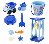 Genérico Gioco di Giocattoli da Spiaggia | Gioco Da Spiaggia con Cubo E Pala Accessori,Attività Acquatica Esterna con Stampi Divertenti per Bambini Oltre 3 Anni