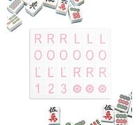 Generico Gioco Di Mahjong Solitario - Con Le Tessere | Tavolo da Allenamento per Giocatore Singolo,Per Feste Compleanno E Intrattenimento Familiare In Viaggio Piscina Principianti Est