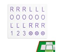 Generico Gioco Di Mahjong Solitario,Gioco Con Le Tessere - Tavola Da Allenamento Portatile Per Amanti Del Mahjong,per Viaggi Piscina Feste Famiglia Principianti Compleanno Casa Divertimento Esterno