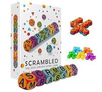 Generico Gioco di parole con dadi, gioco da tavolo per famiglie dal ritmo incalzante con lettere, gioco di ortografia con dadi, gioco di società per allenare la mente (36Dice)