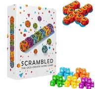 Generico Gioco di parole di dadi strapazzati per 1-5 giocatori, Gioco di dadi di ortografia affilata, Gio/co di feste per la costruzione di vocaboli, Festa di famiglia per serate di gio/co (1 Pcs)