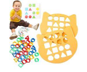Generico Gioco di Puzzle di Abbonamento - Games Luogo del Reato | Risolvi Il Caso Gioco, di Abbinamento per Bambini | Giocattolo Educativo Sensoriale A Colori - Scheda di Abbinamento Rapido A Forma G
