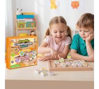 Generico Gioco di Smistamento Bambini - ABS Gioco Logico Animali, Colori | Giocattolo Educativo Interattivo per Due Giocatori | per Ragazzi, Ragazze, Scuola, Viaggio E Asilo
