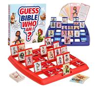 Generico Gioco Indovina Personaggi Biblici Chi Sono Io - Classico Gioco Da Tavolo Chi Sono Io? Con 24 Figure Bibliche E Carte Versetto | Giocoo Educativo Cristiano Per Scuola Domenicale, Chiesa