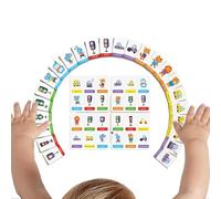 Generico Gioco Memory Match | Giocattolo Educativo - Coinvolgente Gioco Di Abbinamento Di Immagini Del Semaforo | Per Casa, Scuola Infanzia, Asilo, Compleanno, Vacanze, Bambini
