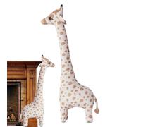 Generico Giraffe Stuffed Animal - Plush Fabric Eco-friend Stuffed Giraffe | 26.38 * 9.06 * 5.91inches Tight Stitching Girraffe Toys For Room Decoration, Girls, And Boys Gift