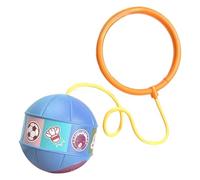 Generico Girls Ankle Skip Ball, LED Skipping Rope Toy, Interactive Fitness Game, Sturdy Swing Ball Ideal for Outdoor Play, School, Garden, Yard, Playground, Party And Home Activity, Pink, Blue
