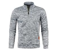 Generico girocollo uomo, Pullover Collo Alto con Cerniera a Un Quarto, per Tempo Libero e Usi Multipli, Vestibilità Adatta, Stagioni Intermedie
