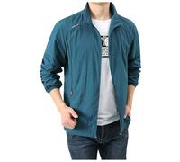 Generico Giubbino Uomo Estate Giubbotto Softshell Bomber Moto Antipioggia Jacket Invernale Uomo Casual Leggero Giubbotto Abbigliamento Mezza Stagione