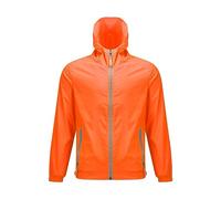Generico Giubbotti Donna Impermeabile Donna Abbigliamento Estivo E Autunnale Per Uomo E Leggero Antivento Protezione Solare Con Cerniere Fluorescenti Giubbotto Pelle Giacca Orange L