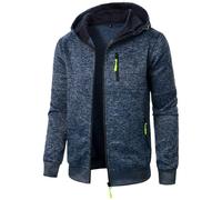 Generico Giubbotto Invernale Uomo Antivento Giacca Invernale Uomo Softshell Cappotto Bomber Jacket Termica Giubbino Pesante Maglione Sportiva Trekking Outdoor Abbigliamento Marina M