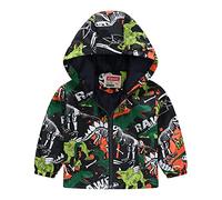 Generico Giubbotto Primaverile da Ragazzo Giacca con Cappuccio di Jeans Casuale All'aperto Abbigliamento Bambini Capispalla Primavera per Il Tempo Libero