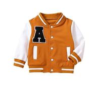 Generico Giubbotto Primaverile da Ragazzo,Giubbotto Moto Bambino Giacca di Jeans Casuale Antivento Outwear Cappotto Moda Cappotti Invernali per Ragazzi e Ragazze Il Tempo Libero