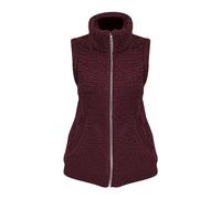Generico Giubotto Donna Cappotto Mezza Stagione Donna Autunno E Inverno Ragazza Peluche Caldo Casual Leggero Colletto Alla Coreana Senza Maniche Cerniera Gilet Da Chiodo Pelle Giubbotto Red S