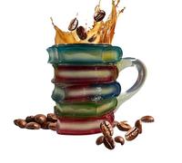 Generico Glass Beer Mug - Handcrafted Vintage Book Style Drinkware, Thick Heat Proof Juice Cup | Decorative Drink Container For Home Bar Party Cocktail Serving