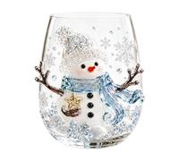 Generico Glass Christmas Coffee Mugs | Non-Slip Grip Beverage Drinks Mug