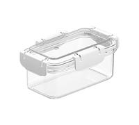 Generico Glass Containers Fridge, Clear Fridge Organizer Container, Thickened Fridges Container Box, Food Storage for Home Kitchen and Freezer Transparent 500ml, 1000ml, 1500ml, 2500ml
