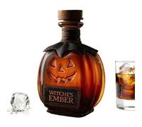 Generico Glass Pumpkin Decanter For Men Women Whiskey Lovers Family Cabinet Home Decoration | Pumpkin Decanter - Halloween Liquor Bottle, Deccanter Pumpkiin Decoration Glass Dispenser Home Whiskey