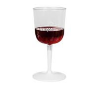 Generico Glass - Single Wine Glasses | Portable Drink Bottle| Compact Wine Cup With Stem | Lightweight, Unbreakable Travel Tumbler | Backpacking, Patio Parties, Bbq, And Vacations