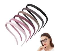 Generico Glasses Headband Set - 6 Piece Anti Slip Hairband for Teeth Grip Design | Wavy Square No Pressure with Makeup Skincare, Headband for Daily Wear Face Washing Makeup Work Bathing Use
