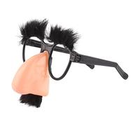 Generico Glasses - Hilarious Clown Eyeglasses With Fake Mustache | Funny Glassees Costume Parties And Pranks | Big Nose Glaasses For Adults, Halloween, Photo Booth Props