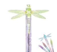 Generico Gleaming Wings Dragonfly Pen Set，1PCS A | Dragon Fly Pen with Moving Wings, Translucent Click Ballpoint Pens in Pink, Teal, Blue and Purple for Journaling and Office
