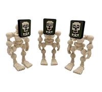 Genérico Gli Hotspotitos - Set 3 statuette articoli Brainrot XL Scheletri Meme Italiani Articolati 12 cm - Collezione Ufficiale Brainrot Memes - Trinità del Caos Digitale- Brain Rot