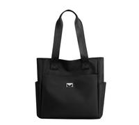 Generico Gloryboom Shoulder Bag, Large Capacity Waterproof Multi Pocket Nylon Shoulder Bag, Casual And Versatile (Black)