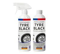 Generico Gloss Finish Enhancer - Tire Shine Spray for Auto Presentation | Deep Black Coating with Quick-Dry Formula, Long Lasting Wheel Protection for Rvs, Trucks And Fleet Maintenance 7.68x2.17in
