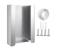 Generico Glove Box Holder | Wall Mounted Stainless Steel Glove & Tissue Dispenser Organizer | For Kitchen, Bathroom, Garage, Cabinet, Home