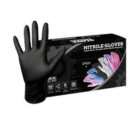 Generico Gloves - Latex-Free Nitrile, 100 Pieces For Home Cleaning Cooking Salon Use, Stretch Resistant Construction, Hand Protection Accessory, Perfect For Hairdressing Kitchen