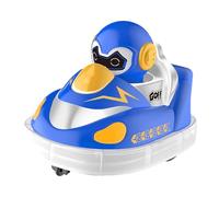 Generico Glow Crashers RC Bumper Cars, RC Bumper Car Toys with Light and Music, Battle Set for 2 Players for Ages 3+ (Blue)