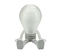 Generico Glow In The Dark Figure - Posable Light Bulb Man, Luminous Desktop Mannequin with Articulated Joints, Neon Yellow Aesthetic Statue, Ideal for Workplace Desk Party Favors Decor