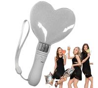 Generico Glow Sticks - Battery LED Light Up Heart Shape Wand Toy
