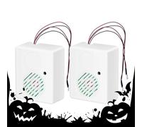 Generico Glowing Eyes Halloween 2 Pieces Outdoor Scary Props with Sound
