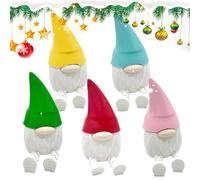 Generico Gnome Figurines, 3d Printed Statues, Decorative Dwarf Toys with Handcrafted Detail 4.72x3.15x2.36 Inches, Holiday Characters for Christmas, Dorm, Halloween, Desktop, Bookshelf Display