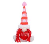 Generico Gnome Valentines Doll - 27.5x12cm Soft Faceless Doll Figurines | Small Cute Valentine Gnome Plush Toys For Bedroom Living Room Apartment Entryway Party Favors Celebration Friends Girlfriend