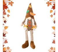 Generico Gnomes Plush - Flexible Sunflower Character Doll | Halloween Decoration | Autumn Harvest Figure, Festive Display Piece For Home Cafe And Tabletop Shelf Mantel With Bendable Wire Frame