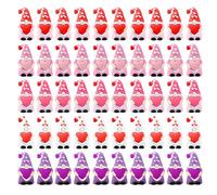 Generico Gnomi A Cuore Per San | 25 Pezzi Statuine Romantiche A Forma Di Cuore Piccole Nano - Scultura di Gnomi Piccoli per San,Per Centrotavola Matrimonio Mensola Tavolo Festa E Classe