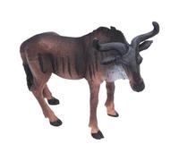 Generico Gnus-Figur - Realistische Gnu Tierfigur, Handbemalte Wildtier Statue, Robustes Resin | Detailgetreue Afrika Tier Skulptur fuer Display und Geschenk fuer Tierliebhaber Dekoration und S