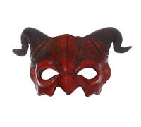 Generico Goat Horn - PU Foam Half Face Cover | Adjustable Cosplay Masque