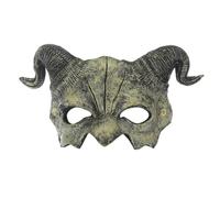 Generico Goat Horn - PU Foam Half Face Cover | Adjustable Cosplay Masque