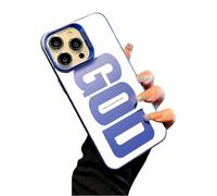 Generico God Has a Plan for You Inspirational Phone Case for iPhone, Christian Faith Pattern Design, Scratch-Resistant Anti-Slip Shockproof Protective Cover (Blue,for iPhone 13 Pro Max)
